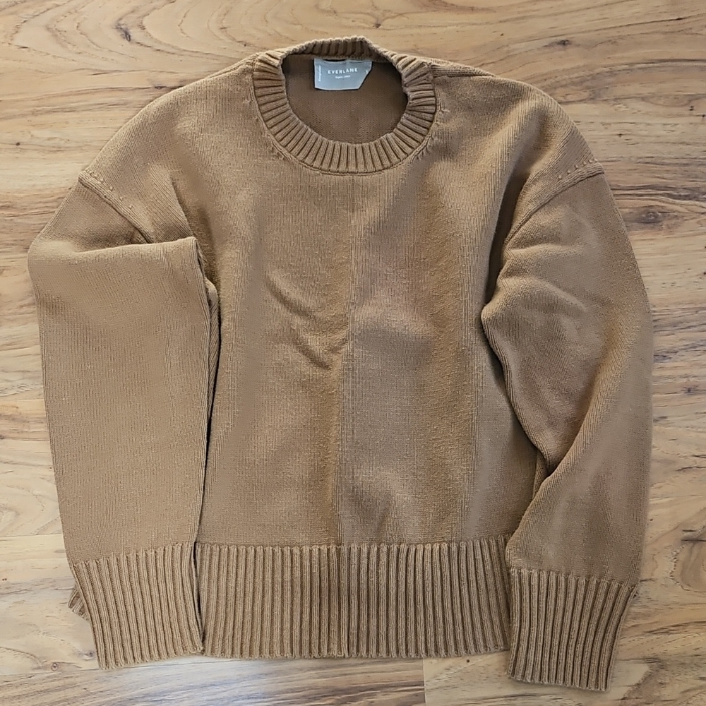 Everlane Boxy Crew Neck Cotton Sweater